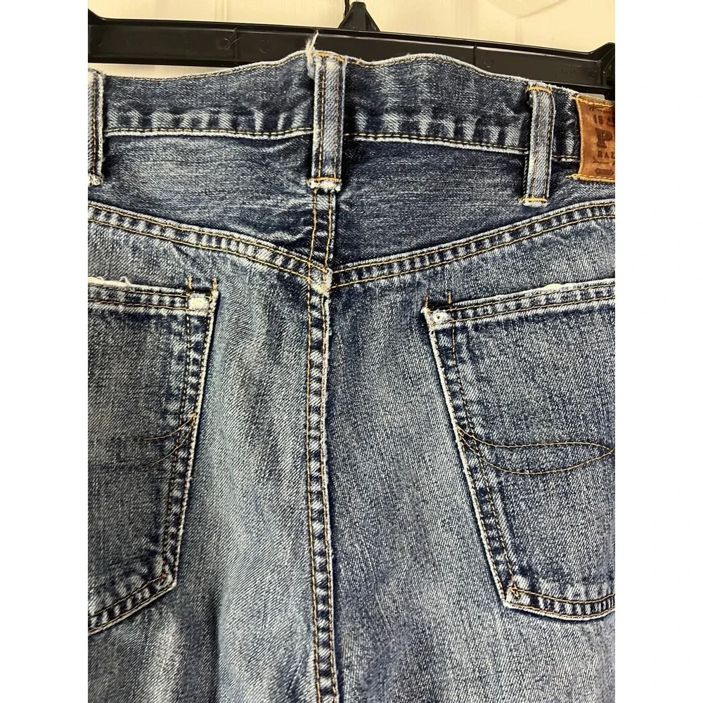 Polo Ralph‎ Lauren PRL Classic Denim Jeans 38 x 30 Distressed RL Logo Denim F12